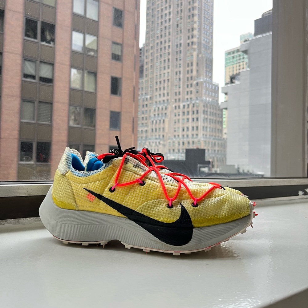 Nike x Off White Vapor Street Tour Yellow Mens US 19